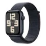 Apple Watch SE (2024), 44 мм, корпус из алюминия цвета «тёмная ночь», спортивный браслет чернильного цвета