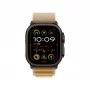 Apple Watch Ultra 2 (2024), GPS + Cellular, титановый корпус 49 мм чёрного цвета, браслет Alpine цвета «загар»