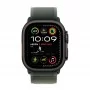 Apple Watch Ultra 2 (2024), GPS + Cellular, титановый корпус 49 мм чёрного цвета, браслет Trail зелёного цвета