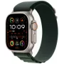 Apple Watch Ultra 2 (2024), GPS + Cellular, титановый корпус 49 мм естественного цвета, браслет Alpine тёмно-зелёного цвета