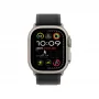 Apple Watch Ultra 2 (2024), GPS + Cellular, титановый корпус 49 мм естественного цвета, браслет Trail чёрного цвета