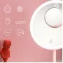 Зеркало косметическое настольное Xiaomi Jordan Judy LED Makeup Mirror с подсветкой, розовый