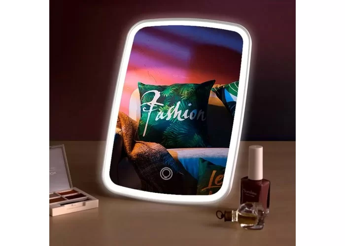 Зеркало косметическое настольное Xiaomi Jordan Judy Tri-color LED Makeup Mirror с подсветкой (NV505)
