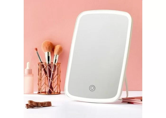 Зеркало косметическое настольное Xiaomi Jordan Judy Tri-color LED Makeup Mirror с подсветкой (NV505)