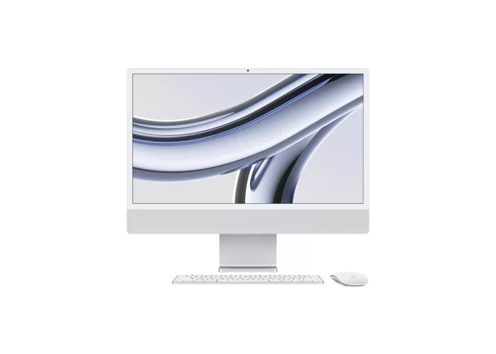 iMac 24" Late 2023, M3 8C CPU, 8C GPU, 8 ГБ, 256 ГБ SSD, серебристый
