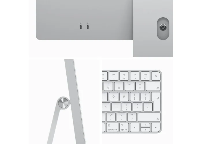 iMac 24" Late 2023, M3 8C CPU, 8C GPU, 8 ГБ, 256 ГБ SSD, серебристый