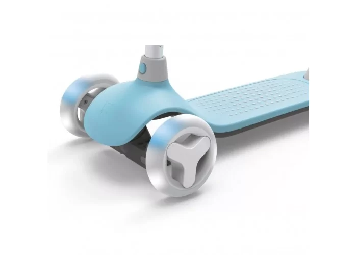 Детский кикборд Xiaomi Rice Rabbit Scooter голубой
