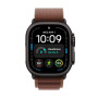 Apple Watch Ultra 4 (2026), GPS + Cellular, титановый корпус 49 мм чёрного цвета, браслет Alpine бордового цвета (S)
