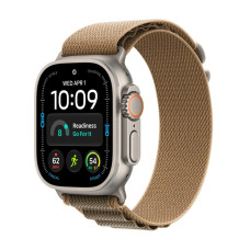 Apple Watch Ultra 4 (2026), GPS + Cellular, титановый корпус 49 мм естественного цвета, браслет Alpine пустынного цвета (L)