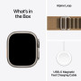 Apple Watch Ultra 4 (2026), GPS + Cellular, титановый корпус 49 мм естественного цвета, браслет Alpine пустынного цвета (S)