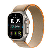 Apple Watch Ultra 4 (2026), GPS + Cellular, титановый корпус 49 мм естественного цвета, браслет Trail песочного цвета (M/L)