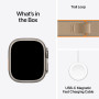 Apple Watch Ultra 4 (2026), GPS + Cellular, титановый корпус 49 мм естественного цвета, браслет Trail песочного цвета (M/L)